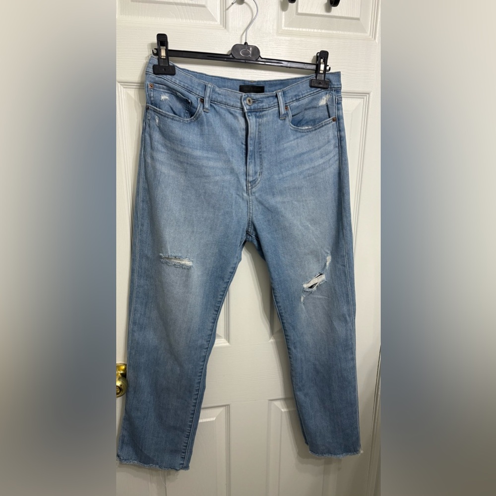 UNIQLO High Waist Boyfriend Jeans